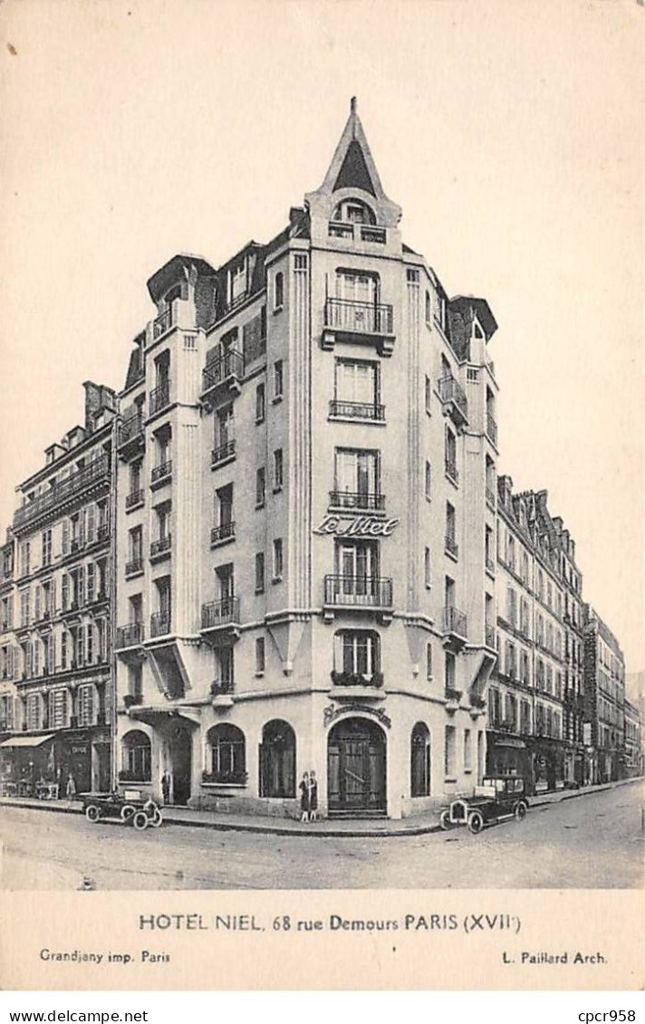 75017 - PARIS - SAN55748 - Hôtel Niel - Rue Demours - Paris (17)