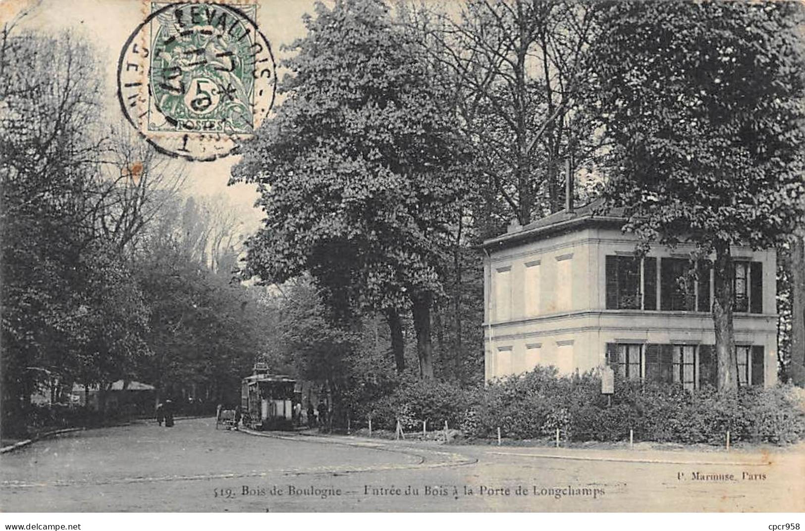 75016 - PARIS - SAN55730 - Bois De Boulogne - Entrée Du Bois à La Porte De Longchamps - Arrondissement: 16