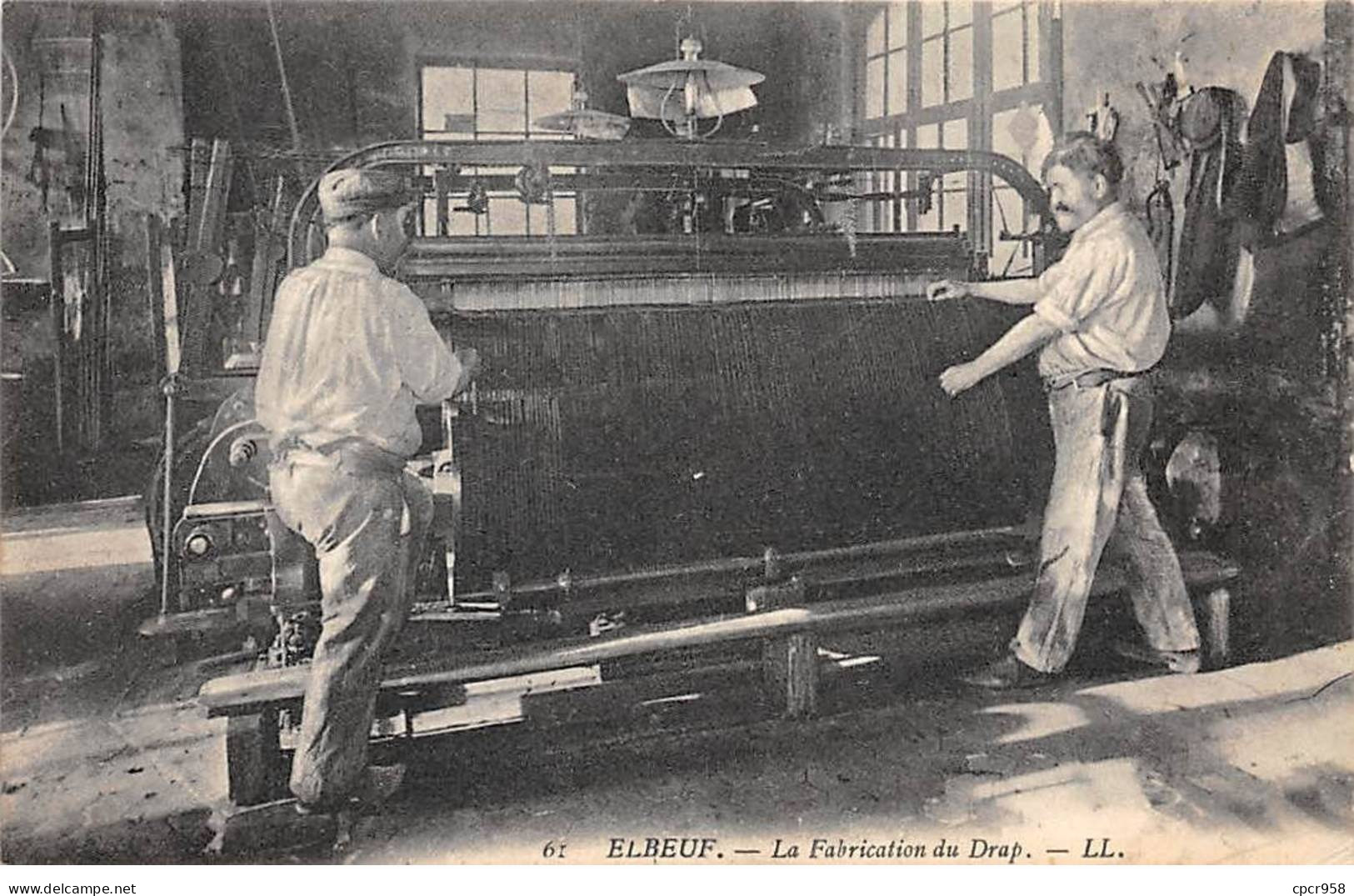 76 - ELBEUF - SAN55762 - La Fabrication Du Drap - Elbeuf