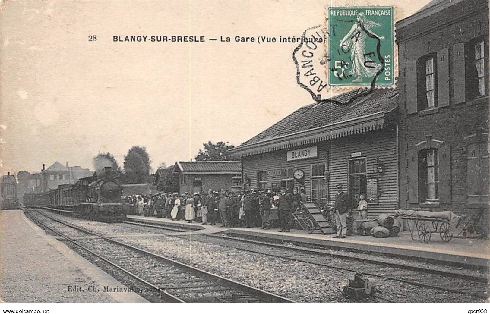 76 - BLANGY SUR BRESLE - SAN55766 - La Gare - Vue Intérieure - Train - Blangy-sur-Bresle