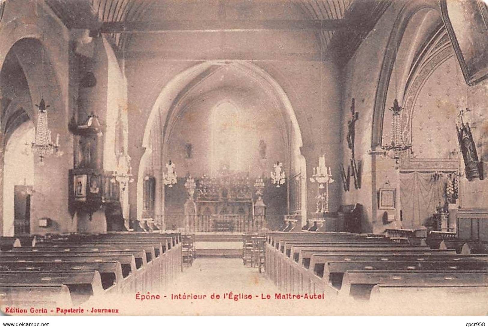 78 - EPONE - SAN55853 - Intérieur De L'Eglise - Le Maître Autel - Epone