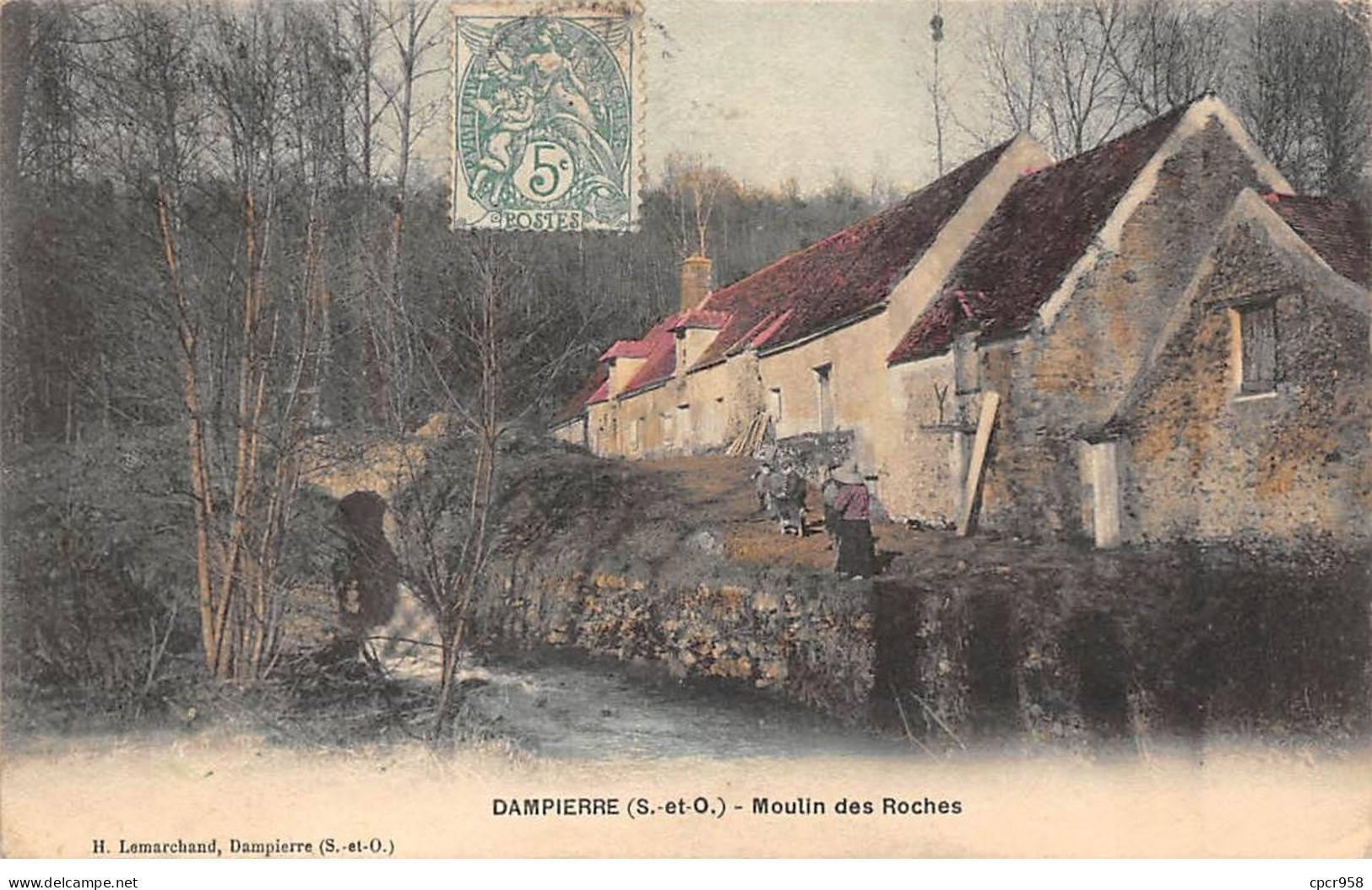 78 - DAMPIERRE - SAN55866 - Moulin Des Roches - En L'état - Décollée - Dampierre En Yvelines