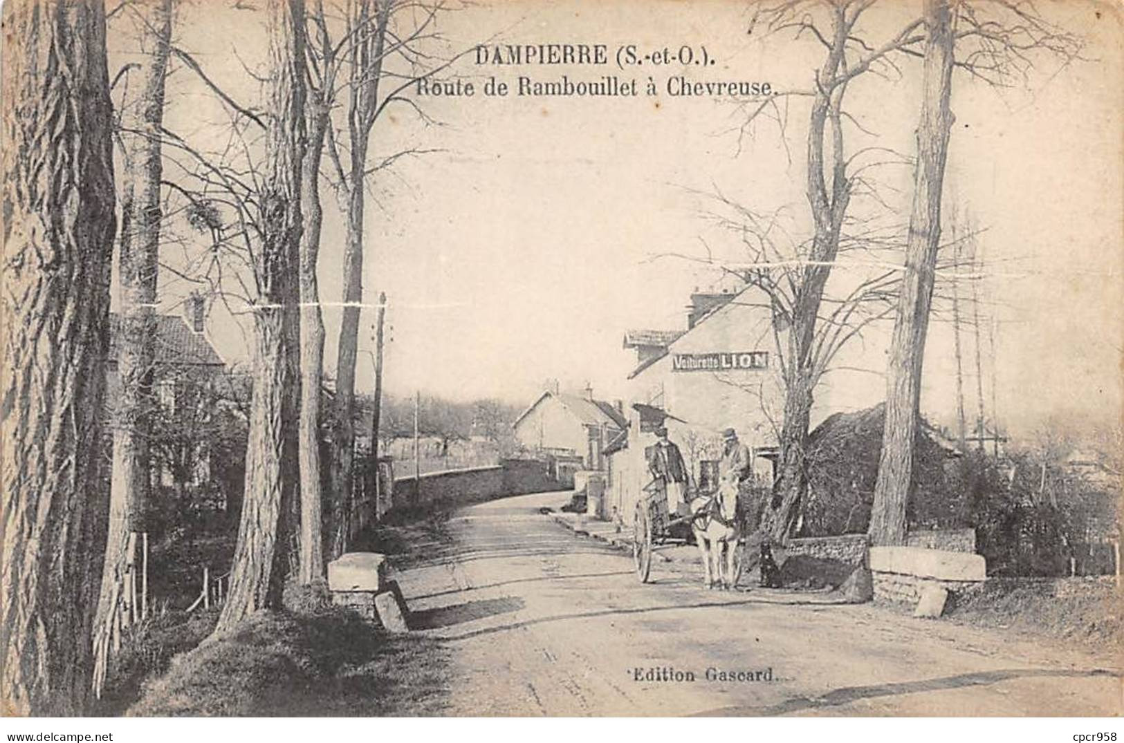 78 - DAMPIERRE - SAN55869 - Route De Rambouillet à Chevreuse - Dampierre En Yvelines