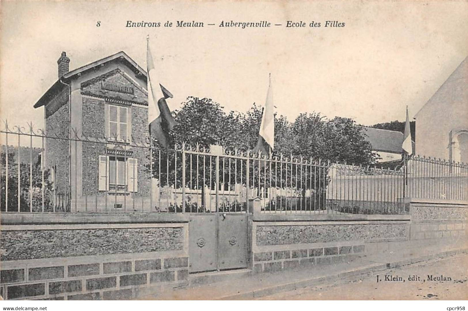 78 - AUBERGENVILLE - SAN55914 - Environs De Meulan - Ecoles Des Filles - Aubergenville