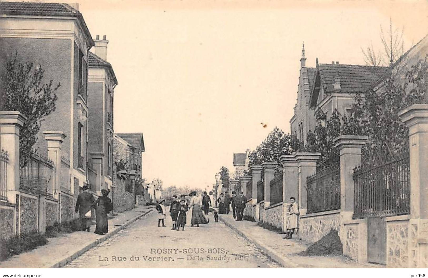93 - ROSNY SOUS BOIS - SAN56021 - La Rue Du Verrier - Rosny Sous Bois