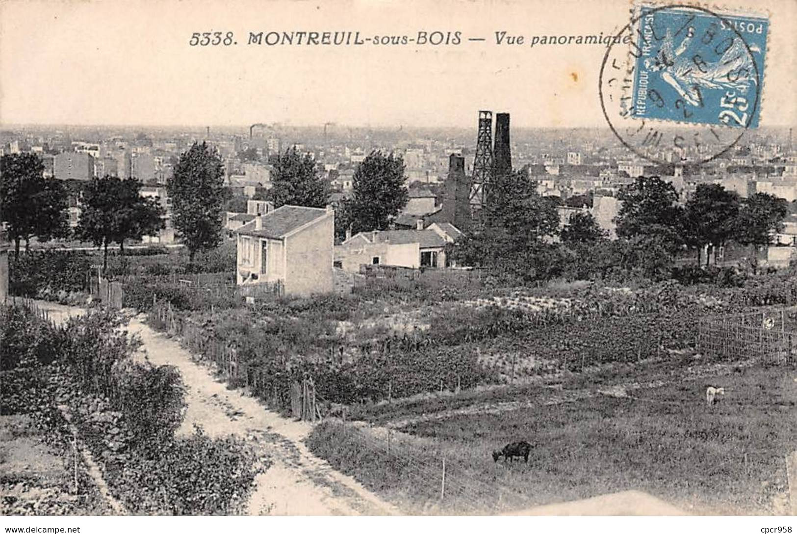 93 - MONTREUIL SOUS BOIS - SAN56080 - Vue Panoramique - Montreuil
