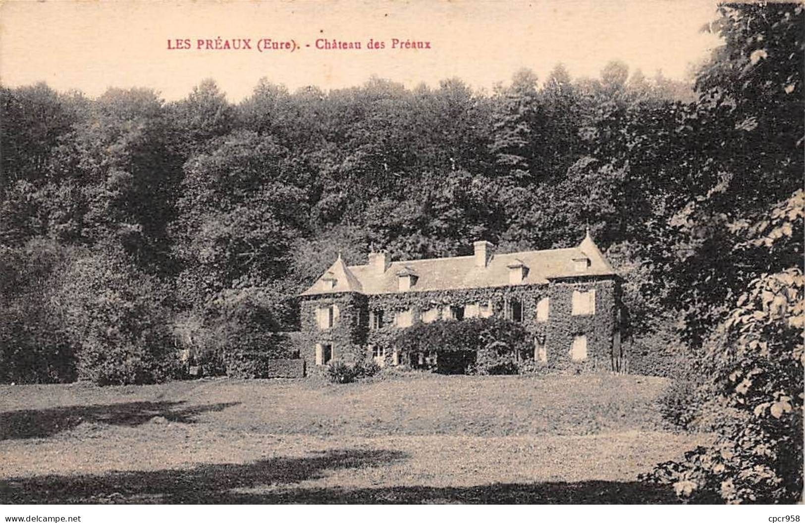 27 - LES PREAUX - SAN54283 - Château Des Préaux - Other & Unclassified