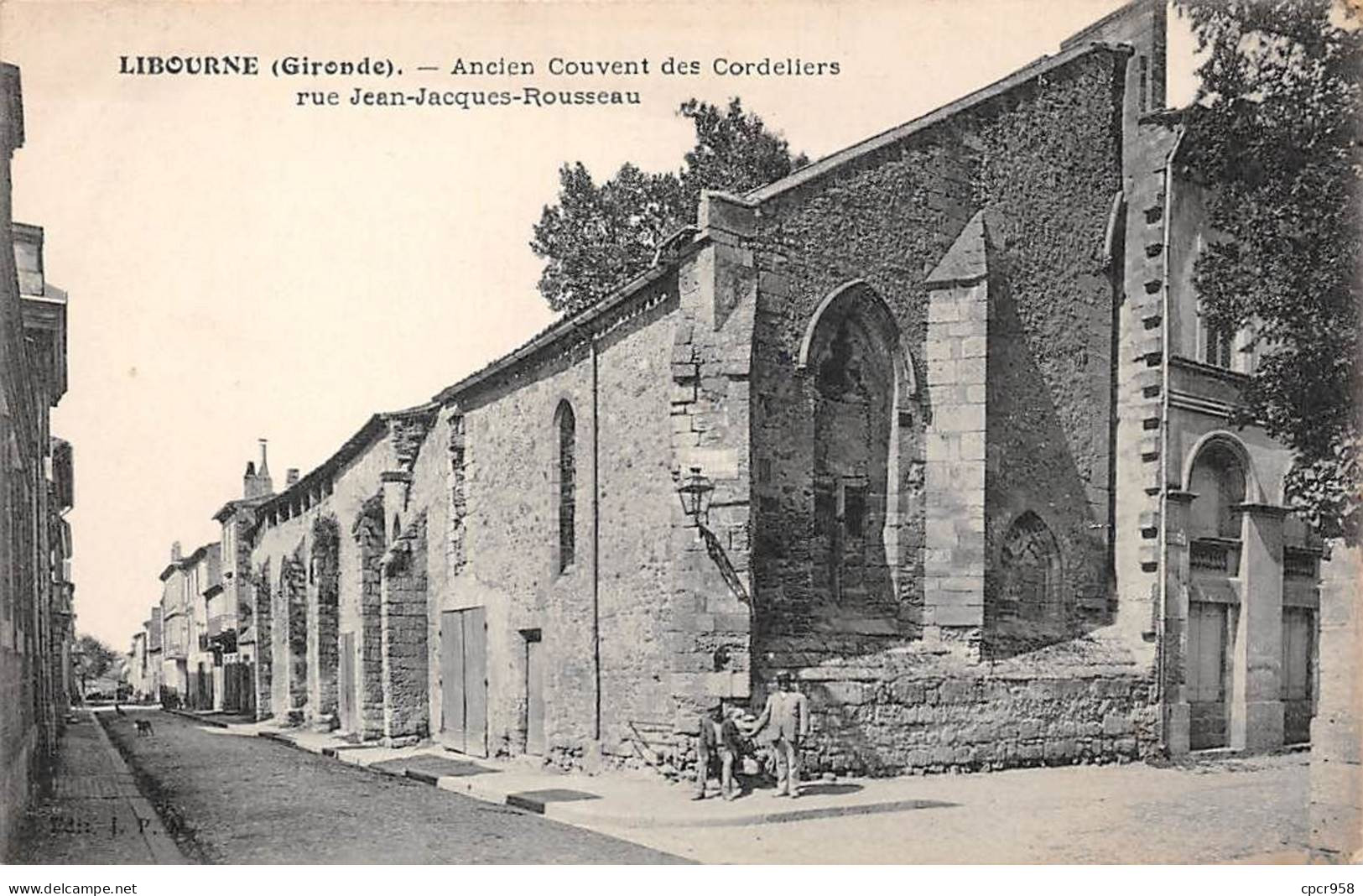 33 - LIBOURNE - SAN54373 - Ancien Couvent Des Cordeliers - Rue Jean Jacques Rousseau - Libourne