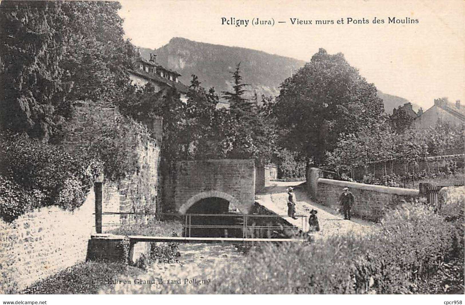 39 - POLIGNY - SAN54418 - Vieux Murs Et Ponts Des Moulins - Poligny