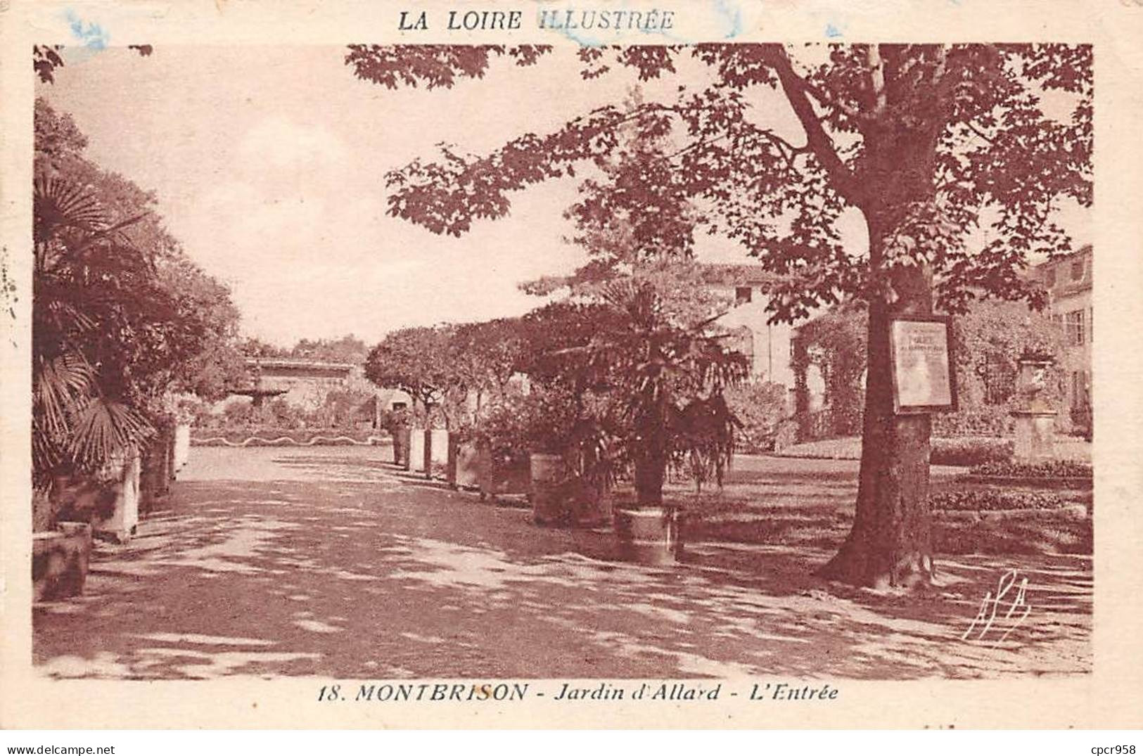 42 - MONTBRISON - SAN54437 - Jardin D'Allard - L'Entrée - Montbrison