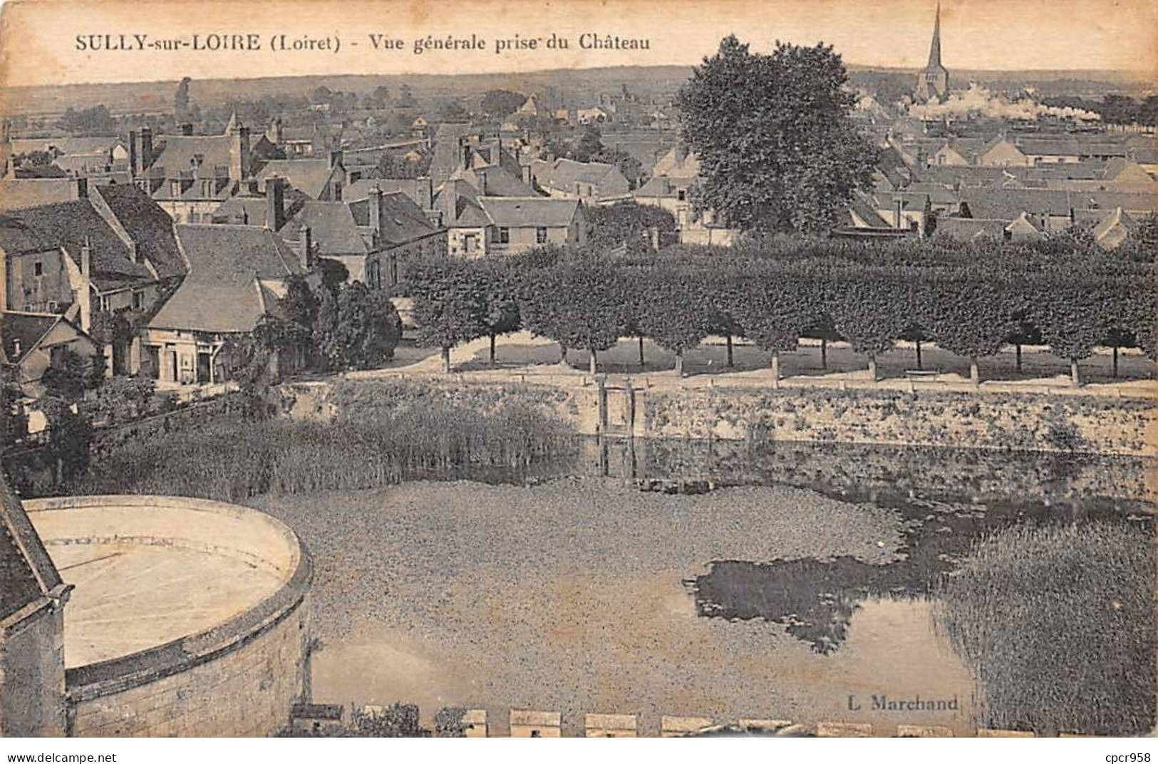 45 - SULLY SUR LOIRE - SAN54449 - Vue Générale Prise Du Château - En L'état - Sully Sur Loire
