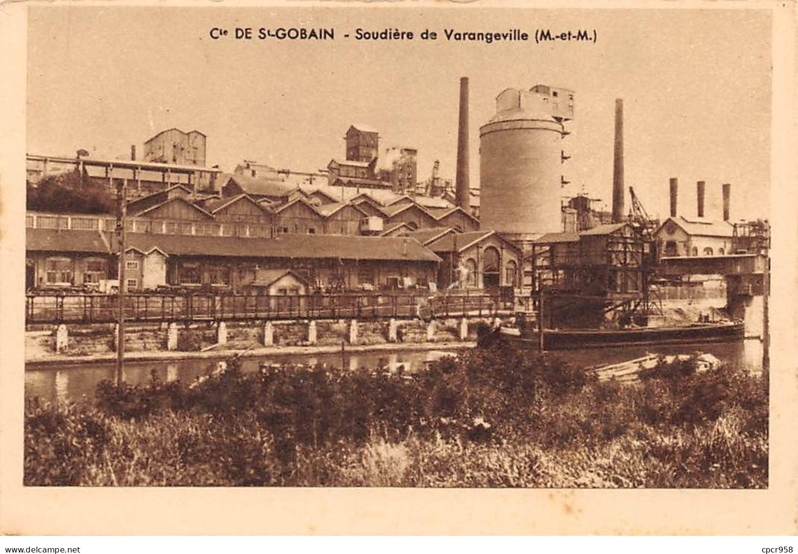 54 - VARANGEVILLE - SAN54490 - Soudière De Varangeville - Cie De St Gobain - En L'état - Other & Unclassified