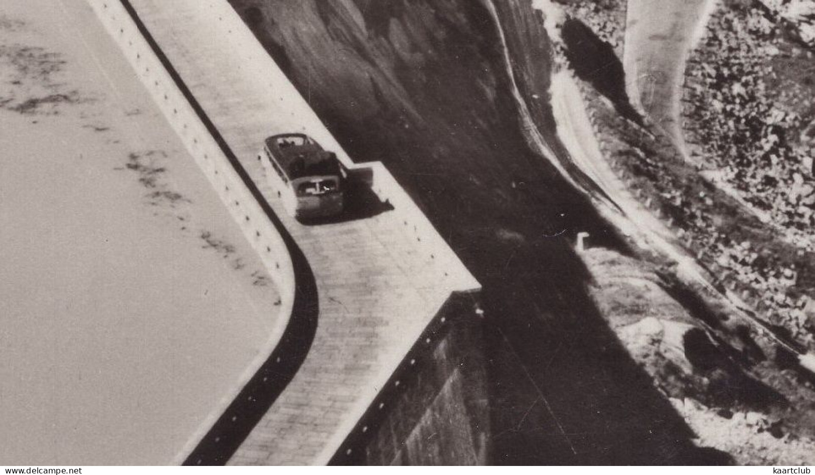 Grimsel Hospiz (1960 M) Mit Staumauer U. Finsteraarhorn - (Schweiz/Suisse/Switzerland) - 1949 - Alpenpost Bus - Andere & Zonder Classificatie