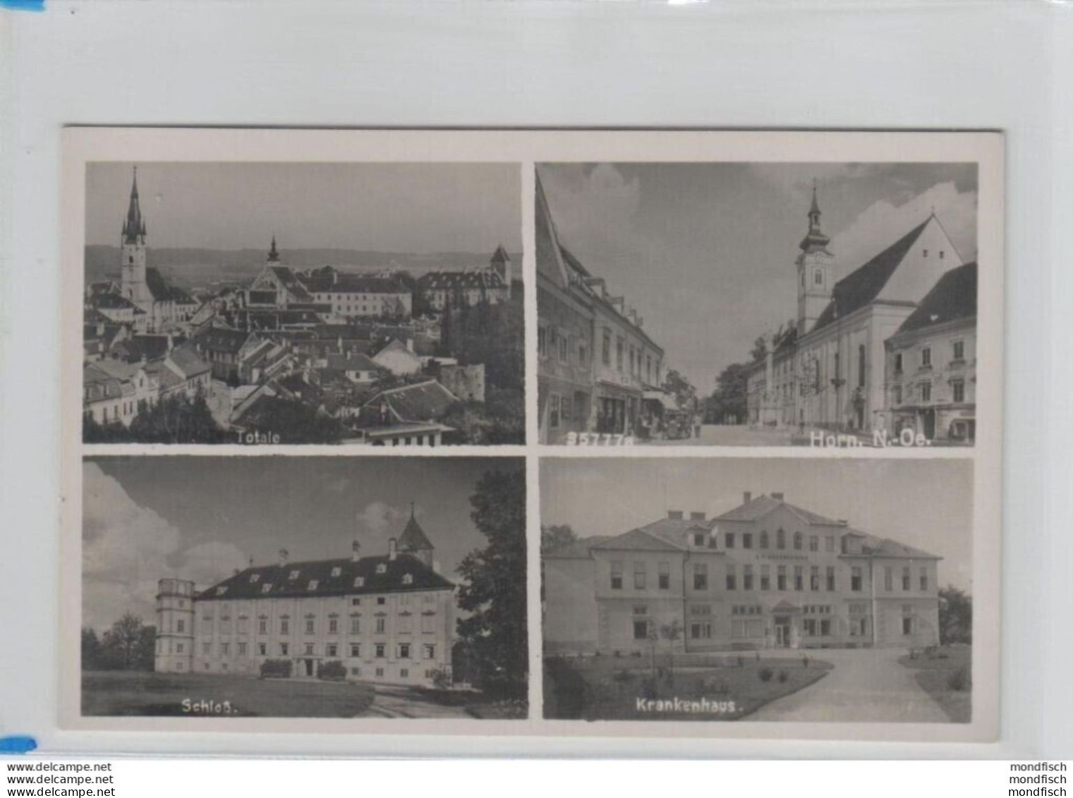 Horn - Krankenhaus - Schloss - Totale 1943 - Horn