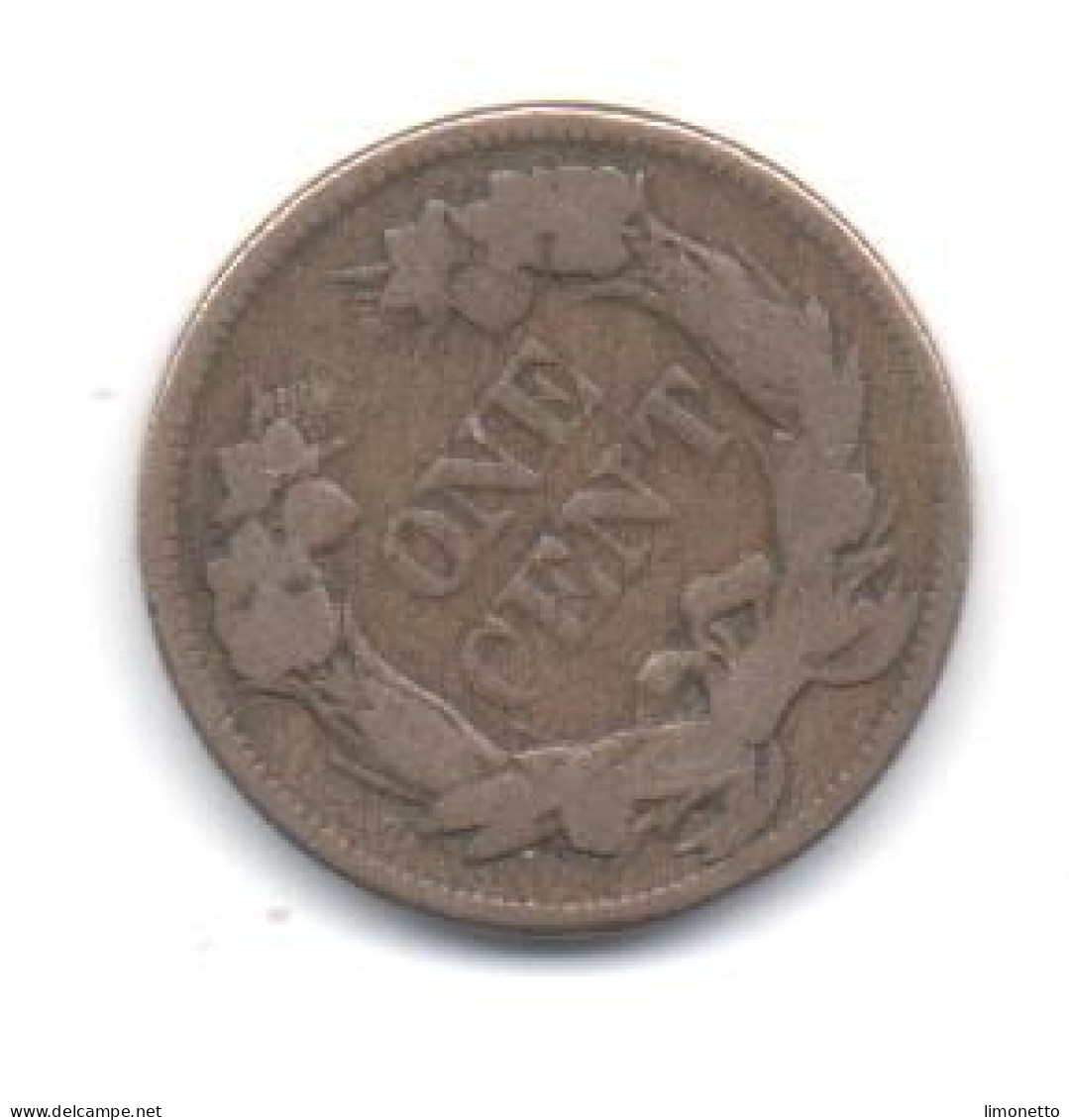 U S A - Etats Unis-  1858   1 Cent - " Aigle " - Bon état -  Usure - 1856-1858: Flying Eagle (Aigle Volant)