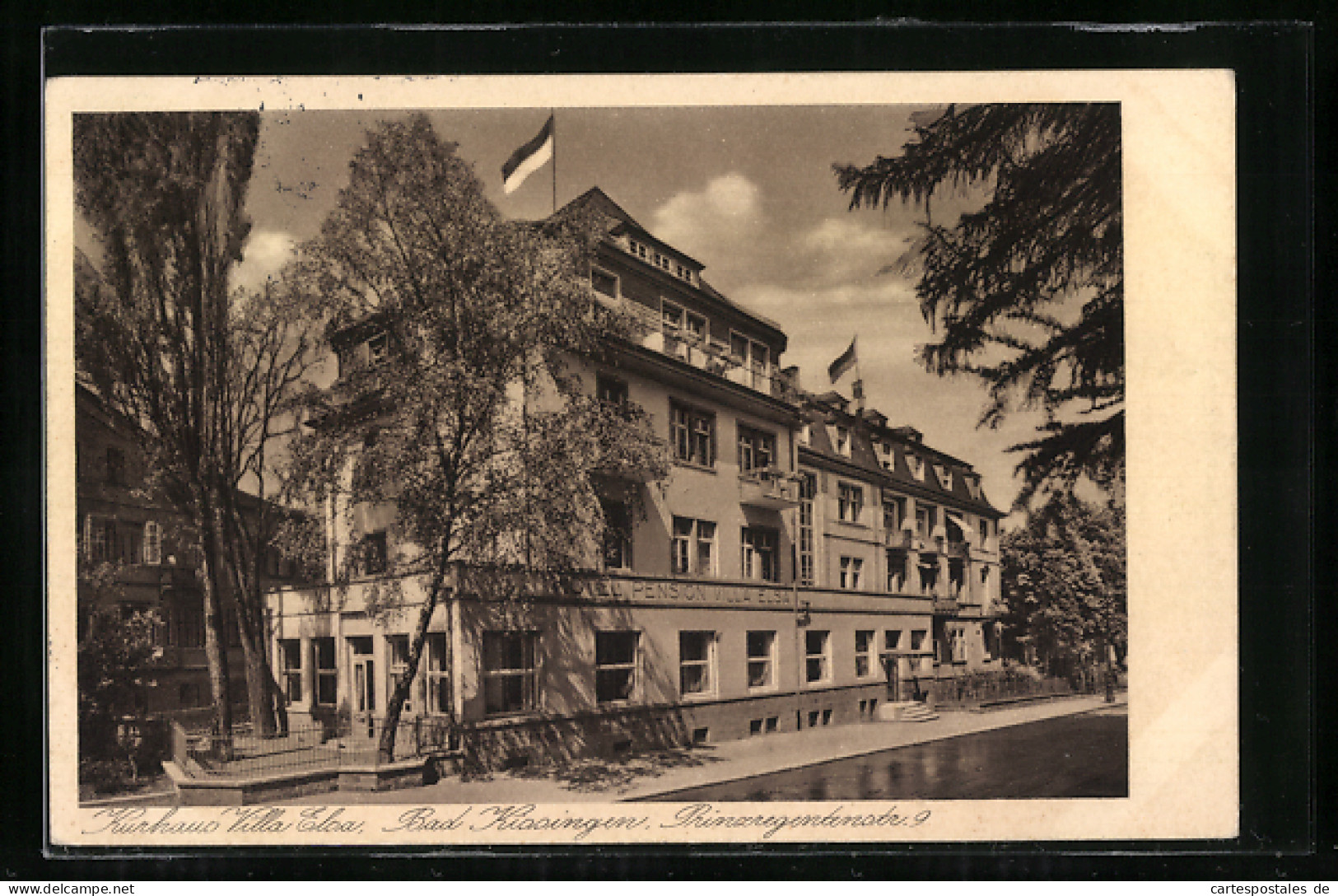 AK Bad Kissingen, Hotel U. Kurhaus Villa Elsa, Prinzregentenstrasse 9  - Bad Kissingen