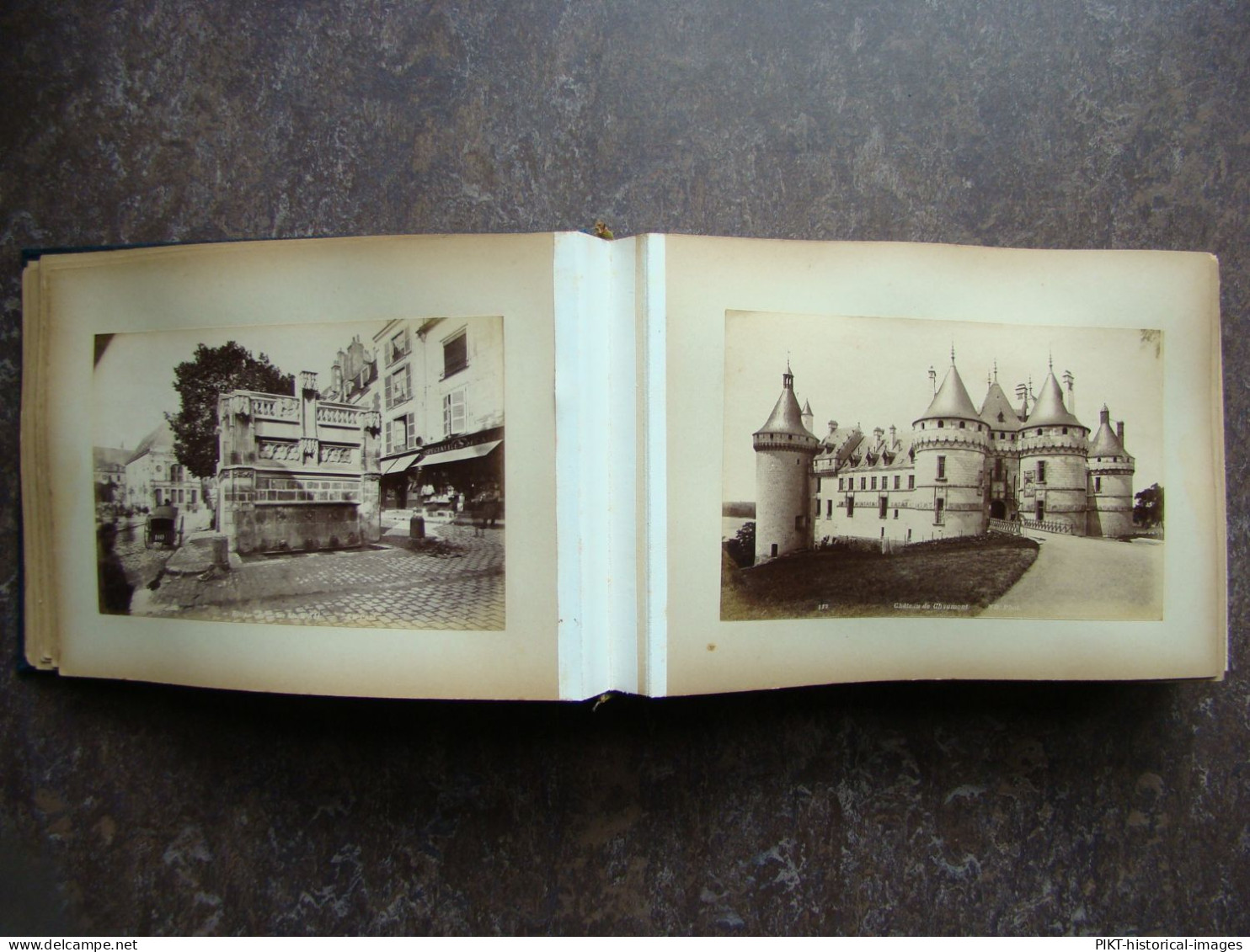 ALBUM PHOTOS ANCIEN 1880 VOYAGE BAUX PROVENCE AVIGNON ARLES NIMES MARSEILLE LYON ARCACHON CHATEAUX RENAISSANCE LOIRE TBE