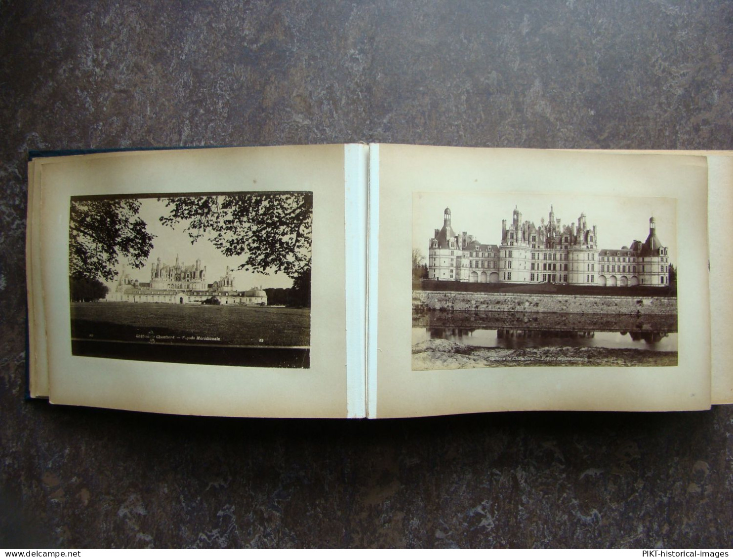 ALBUM PHOTOS ANCIEN 1880 VOYAGE BAUX PROVENCE AVIGNON ARLES NIMES MARSEILLE LYON ARCACHON CHATEAUX RENAISSANCE LOIRE TBE