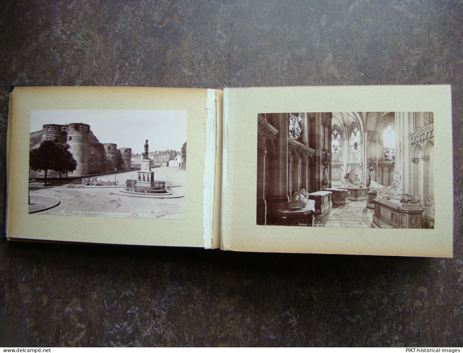 ALBUM PHOTOS ANCIEN 1880 VOYAGE BAUX PROVENCE AVIGNON ARLES NIMES MARSEILLE LYON ARCACHON CHATEAUX RENAISSANCE LOIRE TBE