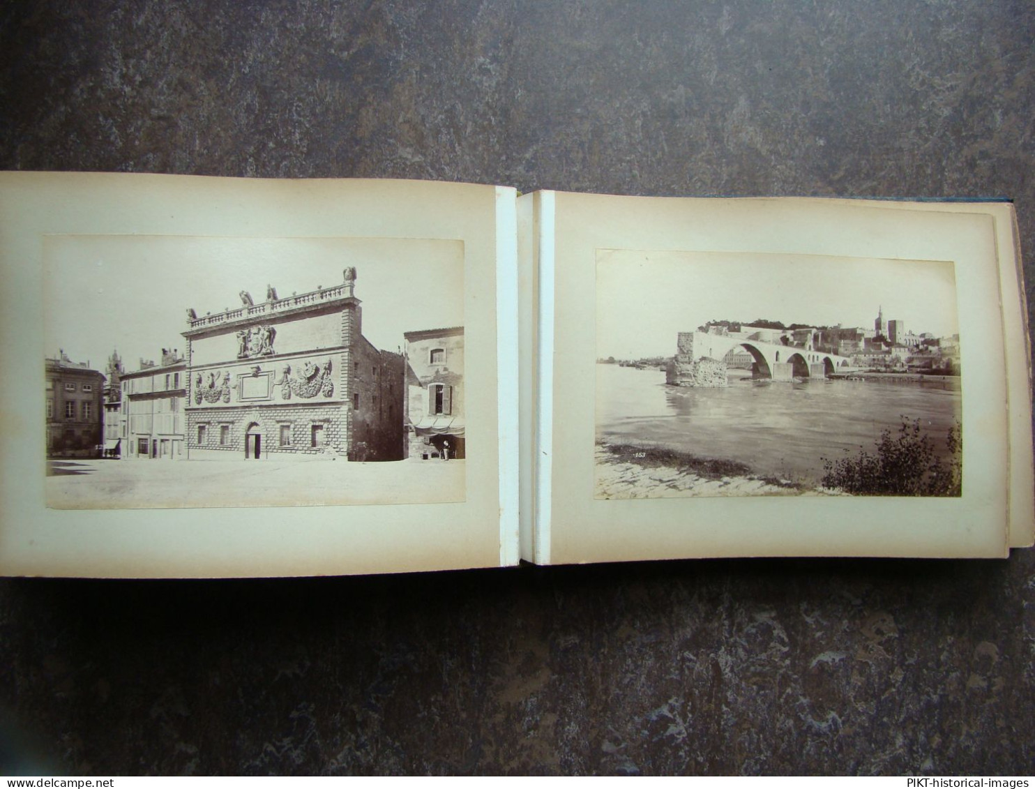 ALBUM PHOTOS ANCIEN 1880 VOYAGE BAUX PROVENCE AVIGNON ARLES NIMES MARSEILLE LYON ARCACHON CHATEAUX RENAISSANCE LOIRE TBE