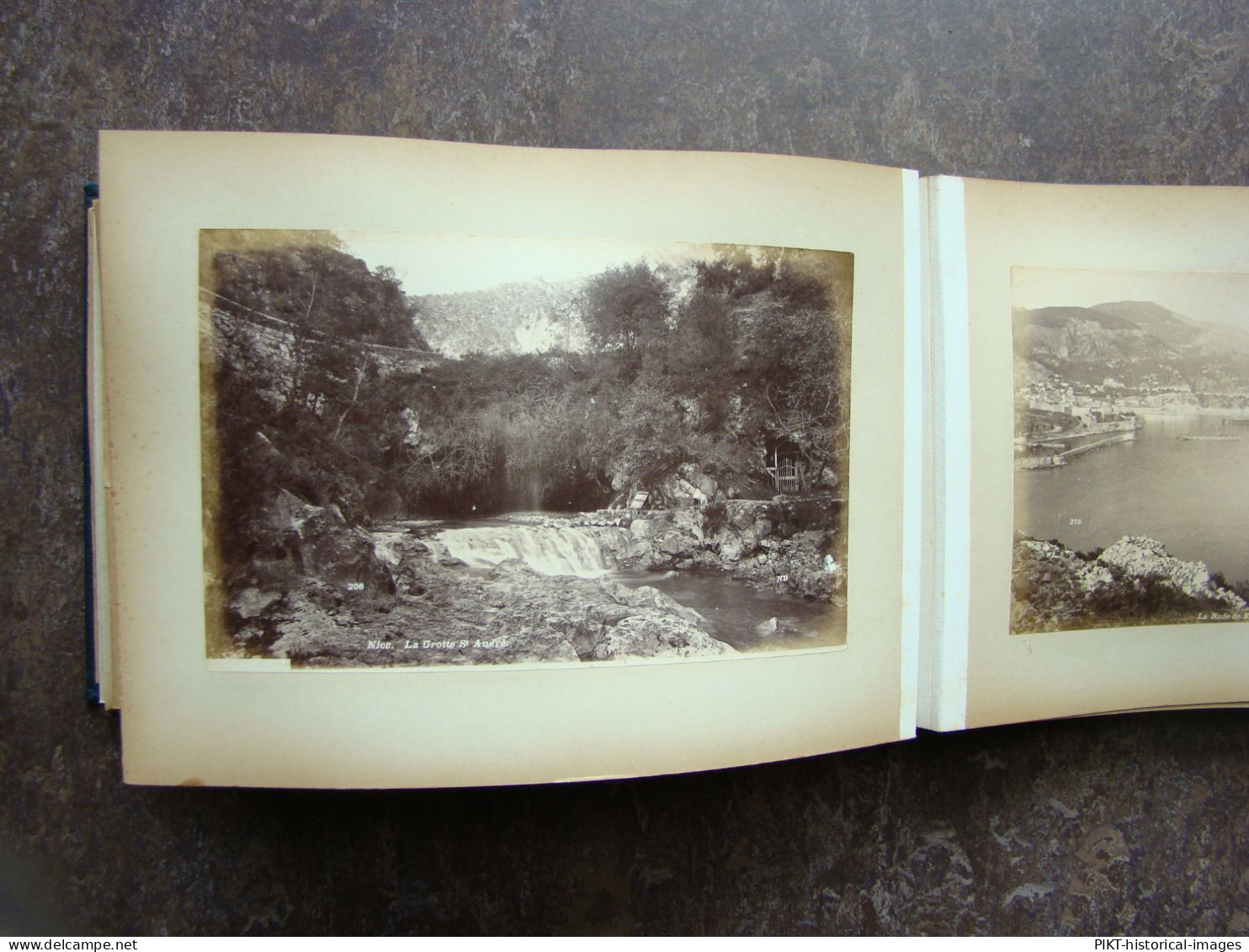 ALBUM PHOTOS ANCIEN 1880 VOYAGE BAUX PROVENCE AVIGNON ARLES NIMES MARSEILLE LYON ARCACHON CHATEAUX RENAISSANCE LOIRE TBE