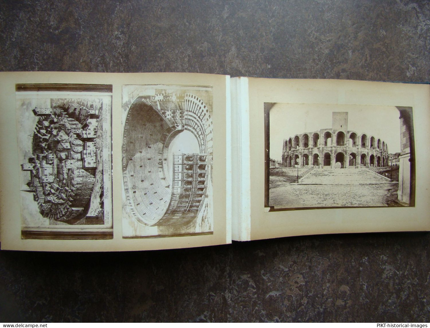 ALBUM PHOTOS ANCIEN 1880 VOYAGE BAUX PROVENCE AVIGNON ARLES NIMES MARSEILLE LYON ARCACHON CHATEAUX RENAISSANCE LOIRE TBE