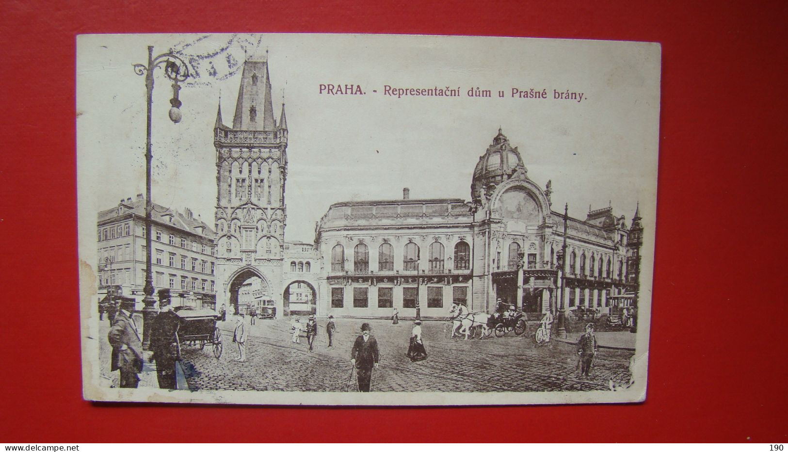 Praha - Representacni Dum U Prasne Brany.Feldpost 1.world War - Tschechische Republik