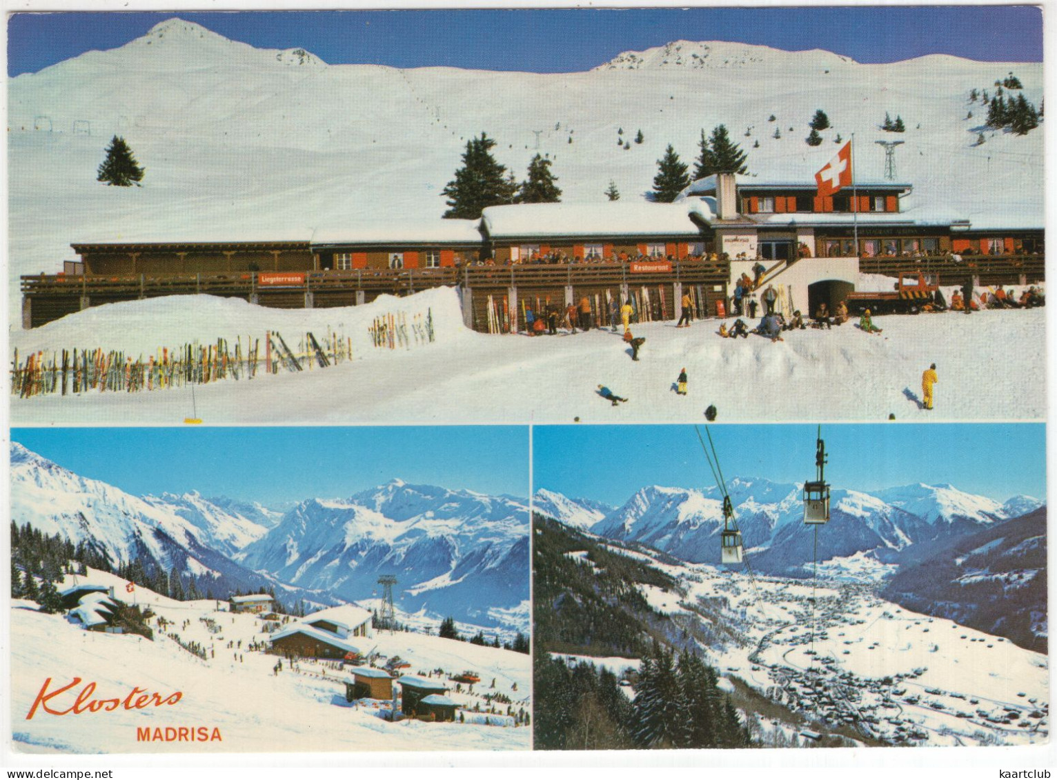 Klosters. Skigebiet Madrisa - Bergrestaurant Und Station Albeina - (Schweiz/Suisse/Switzerland) - Klosters