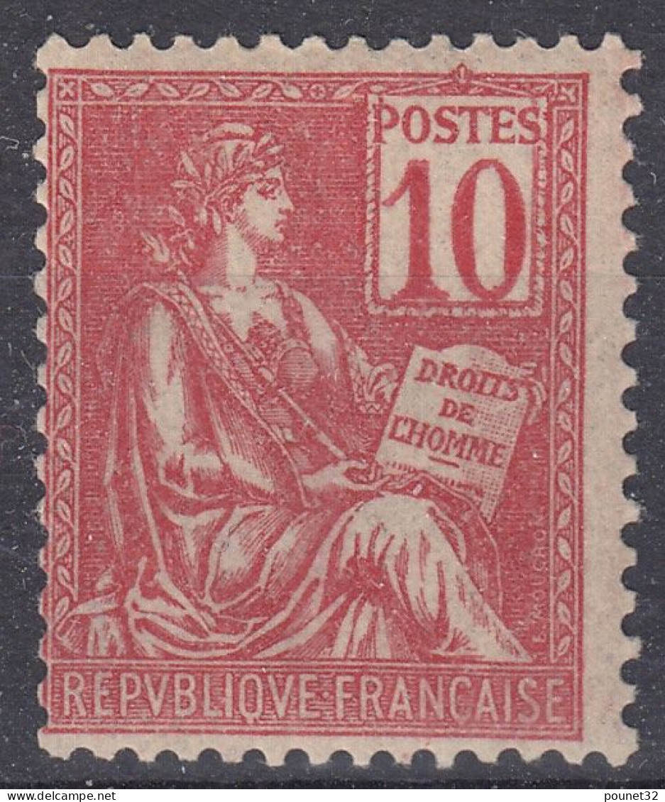 TIMBRE FRANCE MOUCHON N° 112 NEUF * GOMME LEGERE TRACE DE CHARNIERE - 1900-02 Mouchon