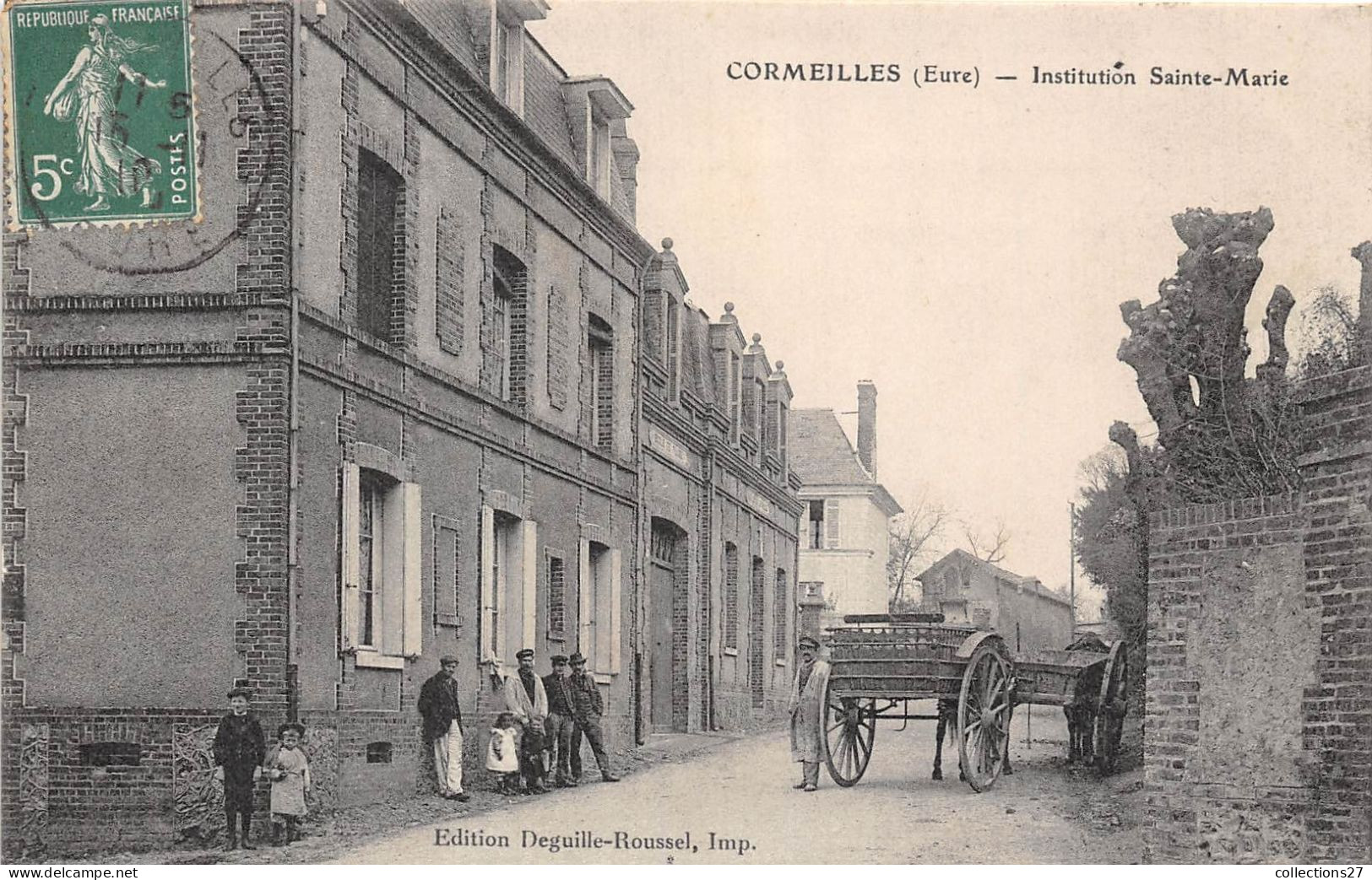 27-CORMEILLES- INSTITUTION SAINTE-MARIE - Altri & Non Classificati