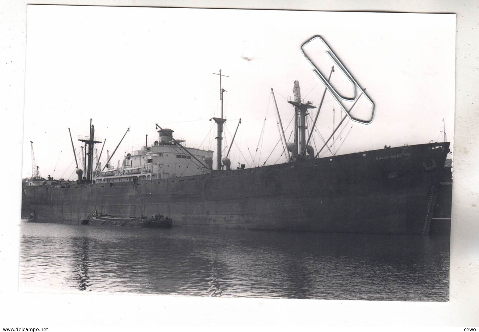 PHOTO NAVIRE BATEAUX VAPEUR CARGO SS SHEAF MEAD 1943 - Boten