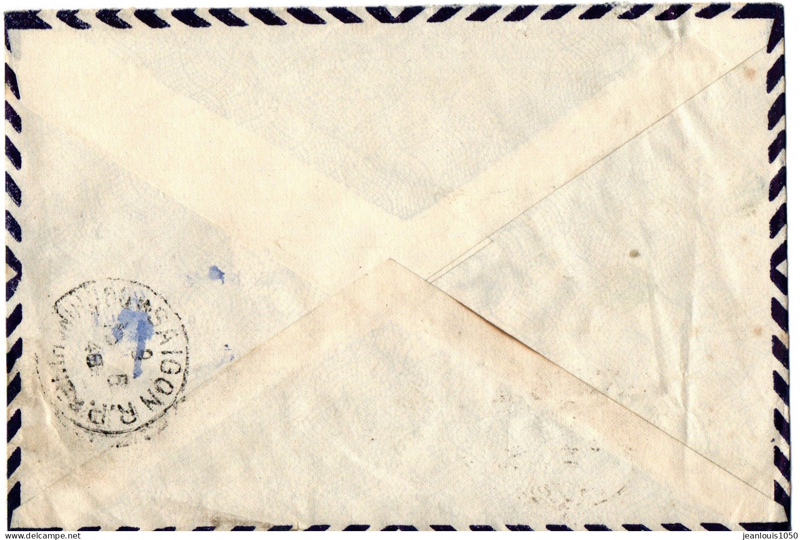 INDOCHINE YT N°218 MULTIPLES  OBLITERES CHOLONBHIN SUR  LETTRE EN PA POUR PARIS - Posta Aerea