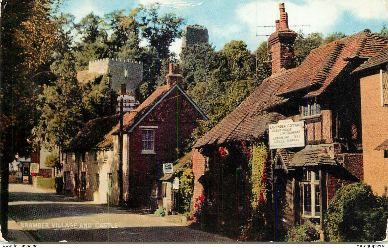 England Bramber Village And Castle - Andere & Zonder Classificatie