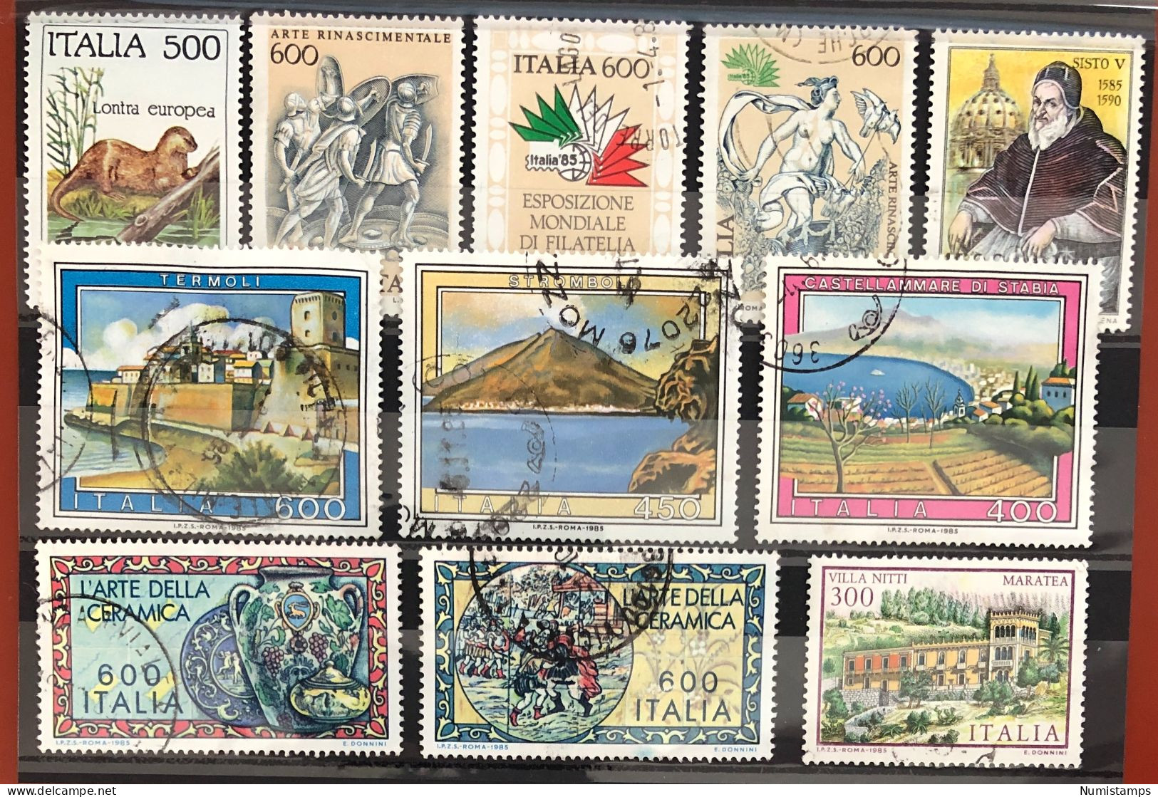 1985 - Italian Republic (11 New And Used Stamps) MNH & U - ITALY STAMPS - 1981-90:  Nuevos