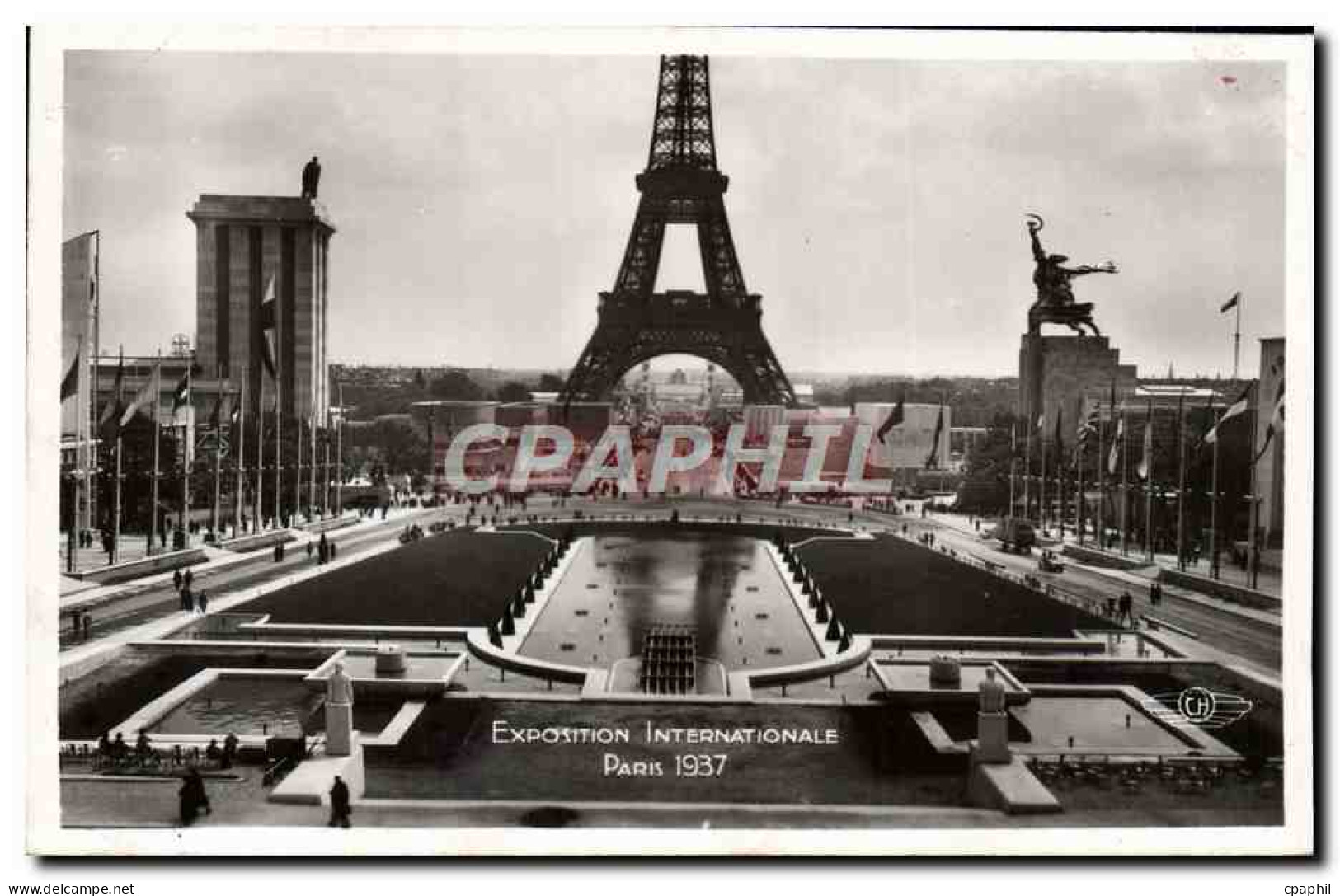CPA Exposition Internationale Paris 1937 Trocadero Tour Eiffel - Ausstellungen