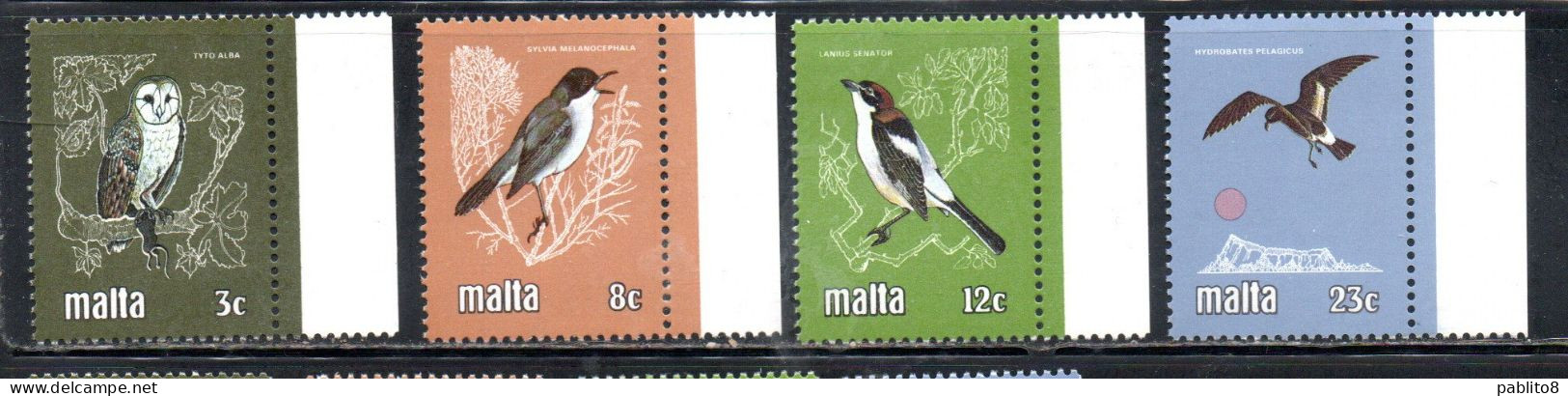 MALTA 1981 FAUNA ANIMALS BIRDS UCCELLI ANIMALI COMPLETE SET SERIE COMPLETA MNH - Malte