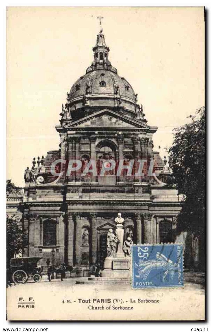 CPA Tout Paris La Sorbonne - Autres Monuments, édifices