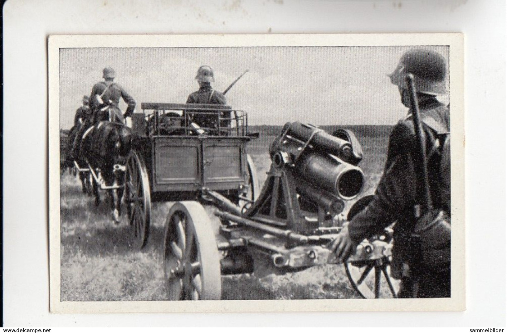 Mit Trumpf Durch Alle Welt Reichswehr Manöverbilder II Ein Minenwerfer    B Serie 13 #3 Von 1933 - Autres Marques