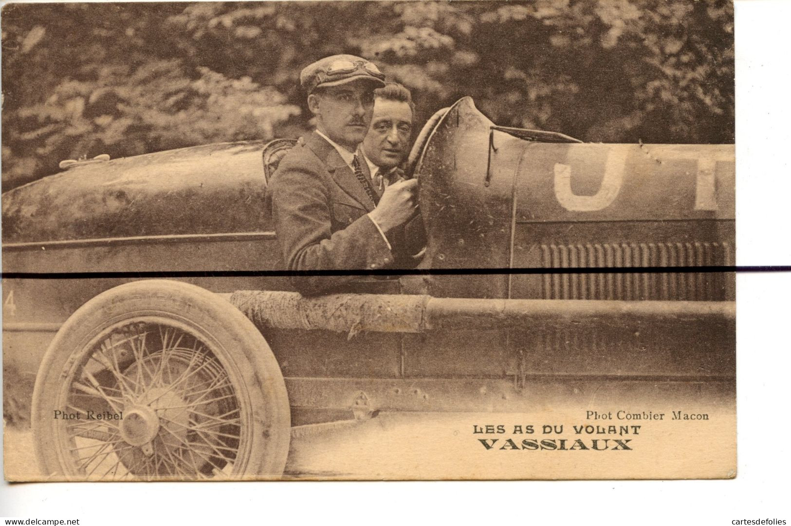 CPA . Automobile. Voiture. Les As Du Volant. VASSIAUX . - Other & Unclassified