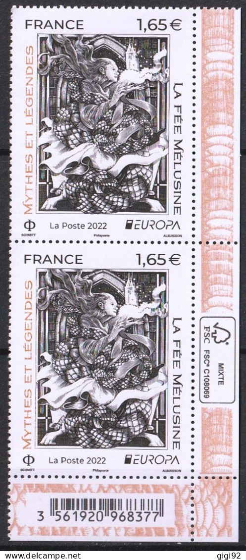 2022  Bloc De  2  N° 5573   Neuf** - Unused Stamps