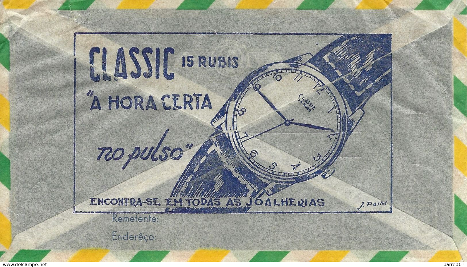 Brasil Brazil 1950 Rio Branco Classic Watch FIFA World Cup Football Soccer Cover - Relojería