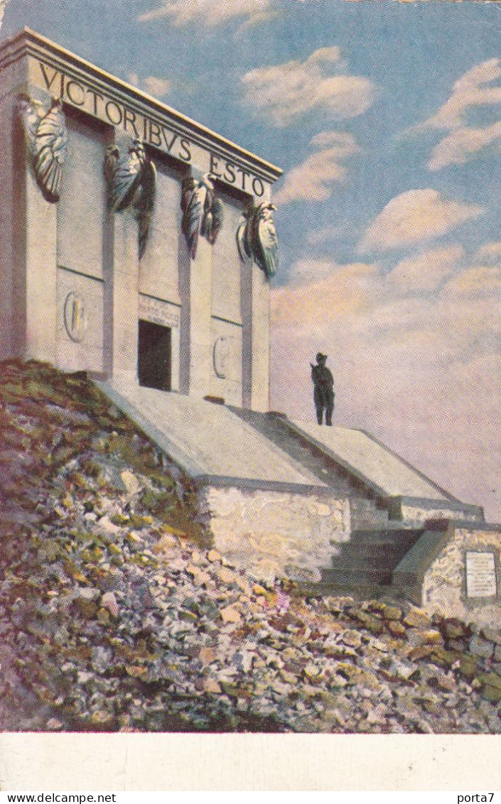 ALPINI - GUERRA MONUMENTO ALPINI MONTENERO  - ORIGINALE - VIAGGIATA GAGGIANO (MILANO) 1932 - Monuments Aux Morts