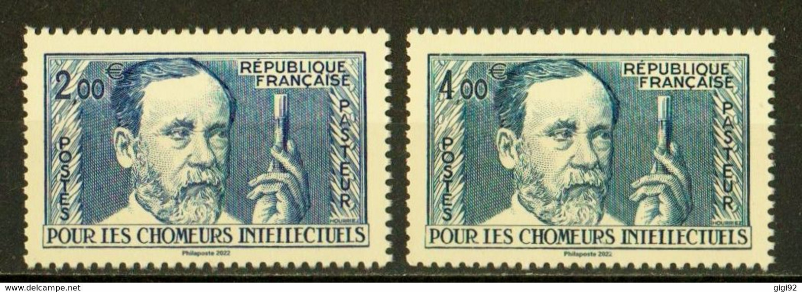 2022   N° 5599 Et 5600  Issus Du Feuillet N° F5599   "Bi-centenaire De La Naissance De Louis Pasteur"   Neufs** - Neufs