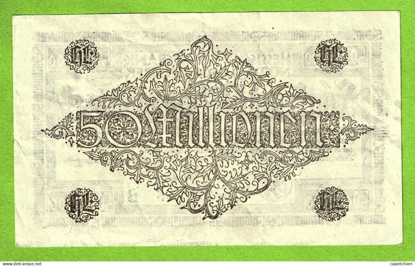 ALLEMAGNE / NOTGELD / HESSISCHE LANDESBANK / 50 MILLIONS De MARK / N° 745093*B / 1er SEPTEMBRE 1923 - [11] Local Banknote Issues
