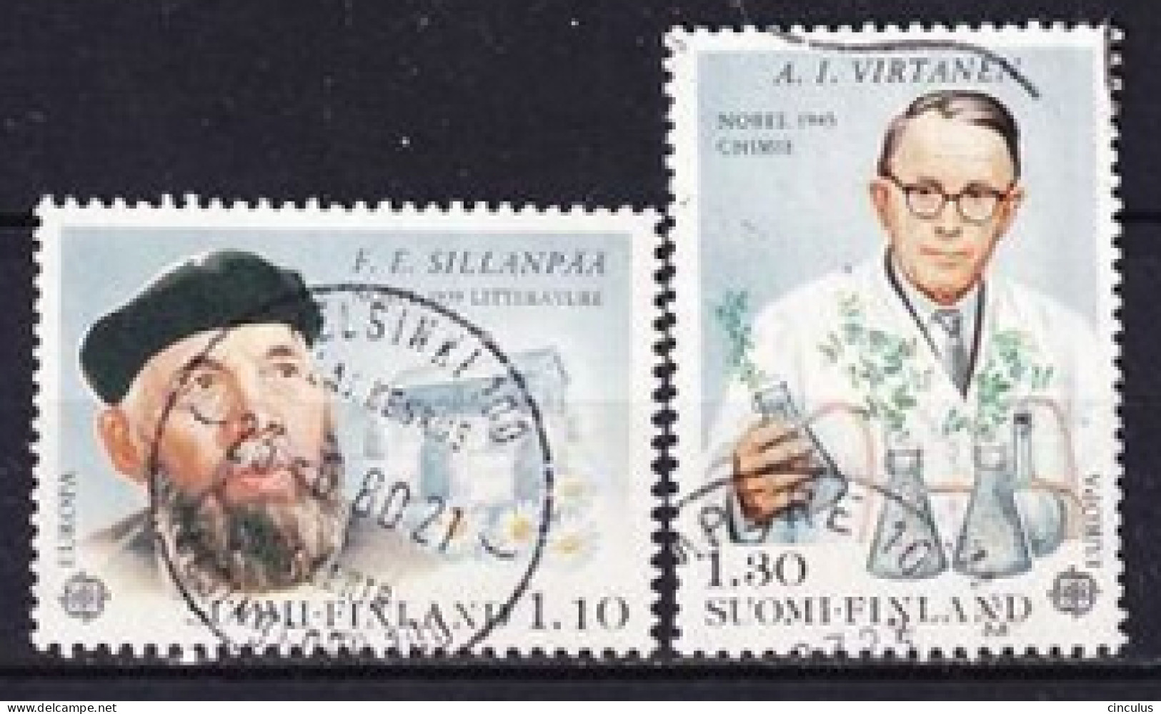 1980. Finland. Europa (C.E.P.T.), Personalities. Used. Mi. Nr. 867-68 - Used Stamps