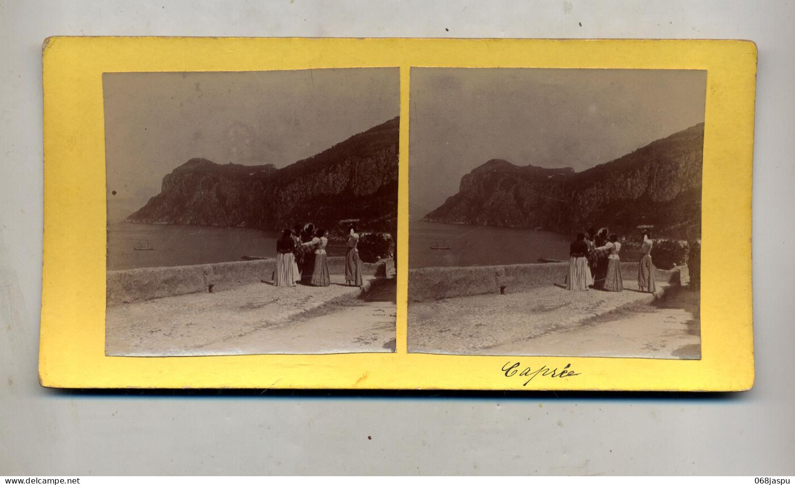 Photo Stéréoscopique Capri - Stereoscopic