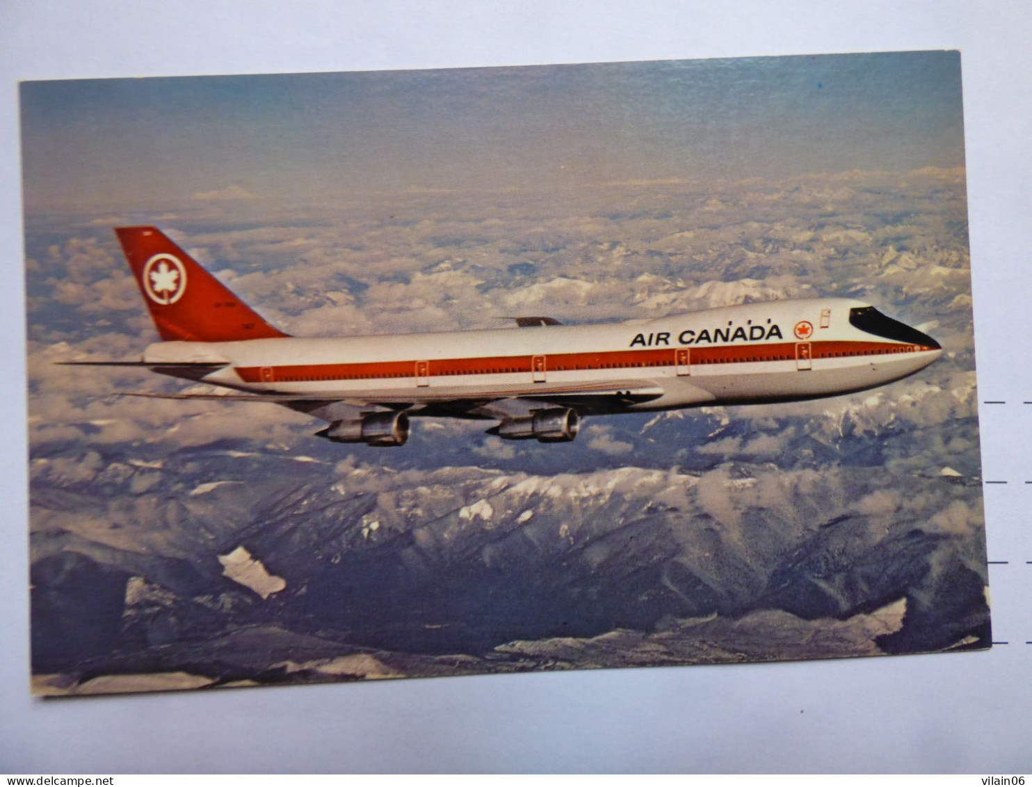 AIR CANADA  B 747   /   AIRLINE ISSUE / CARTE COMPAGNIE - 1946-....: Era Moderna