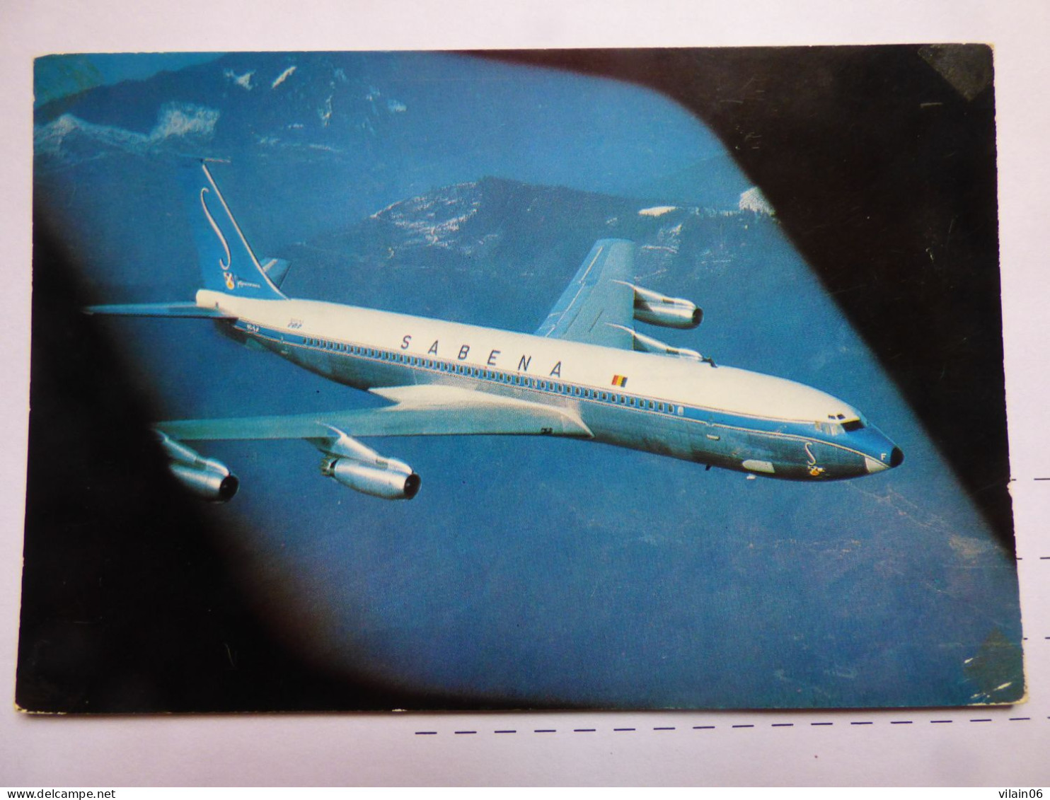 SABENA  B 707   /   AIRLINE ISSUE / CARTE COMPAGNIE - 1946-....: Era Moderna