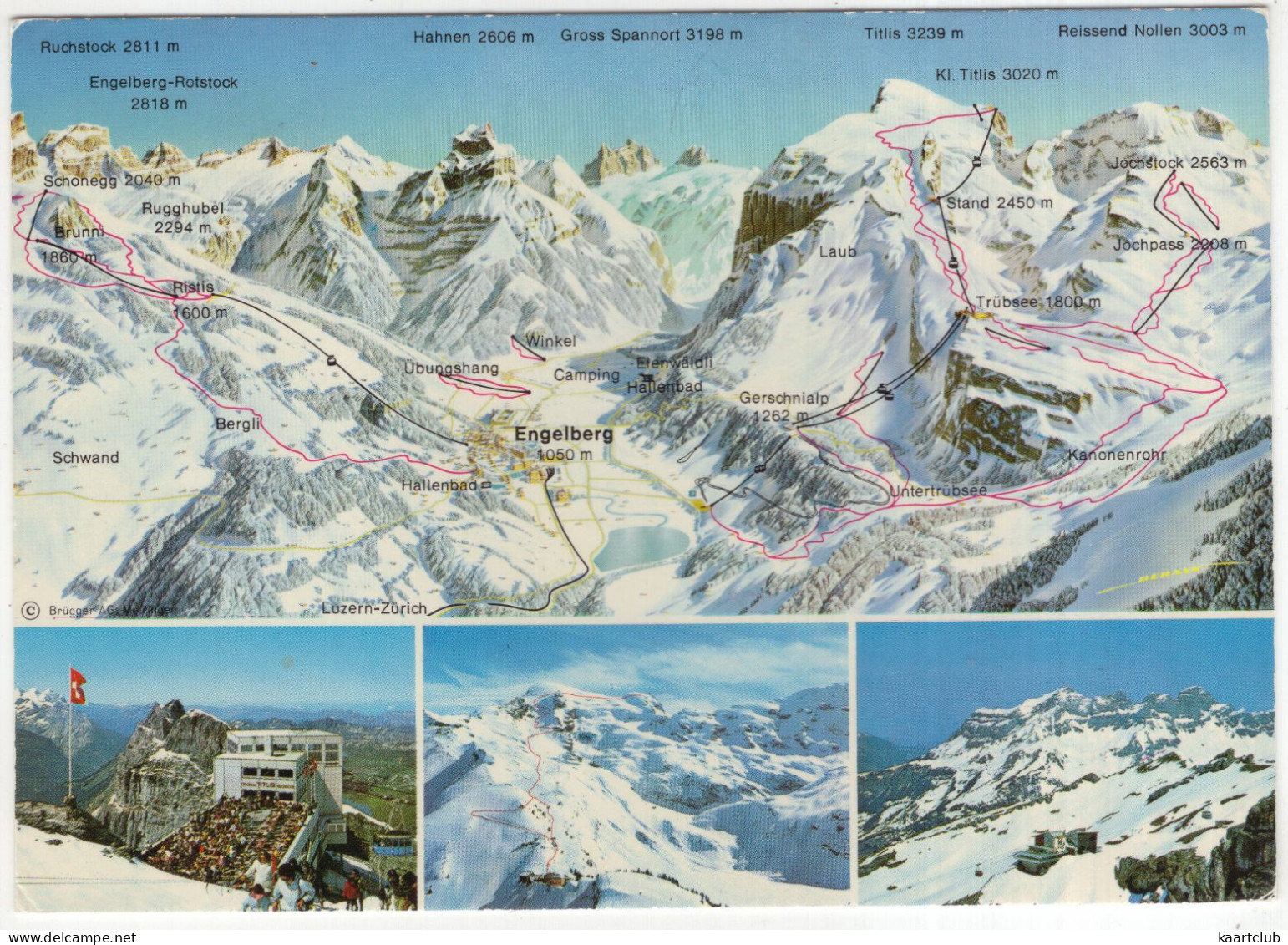 Engelberg 1050-3200 M Zentralschweiz - Sommer- Und Winterkurort - (Schweiz/Suisse/Switzerland) - Engelberg