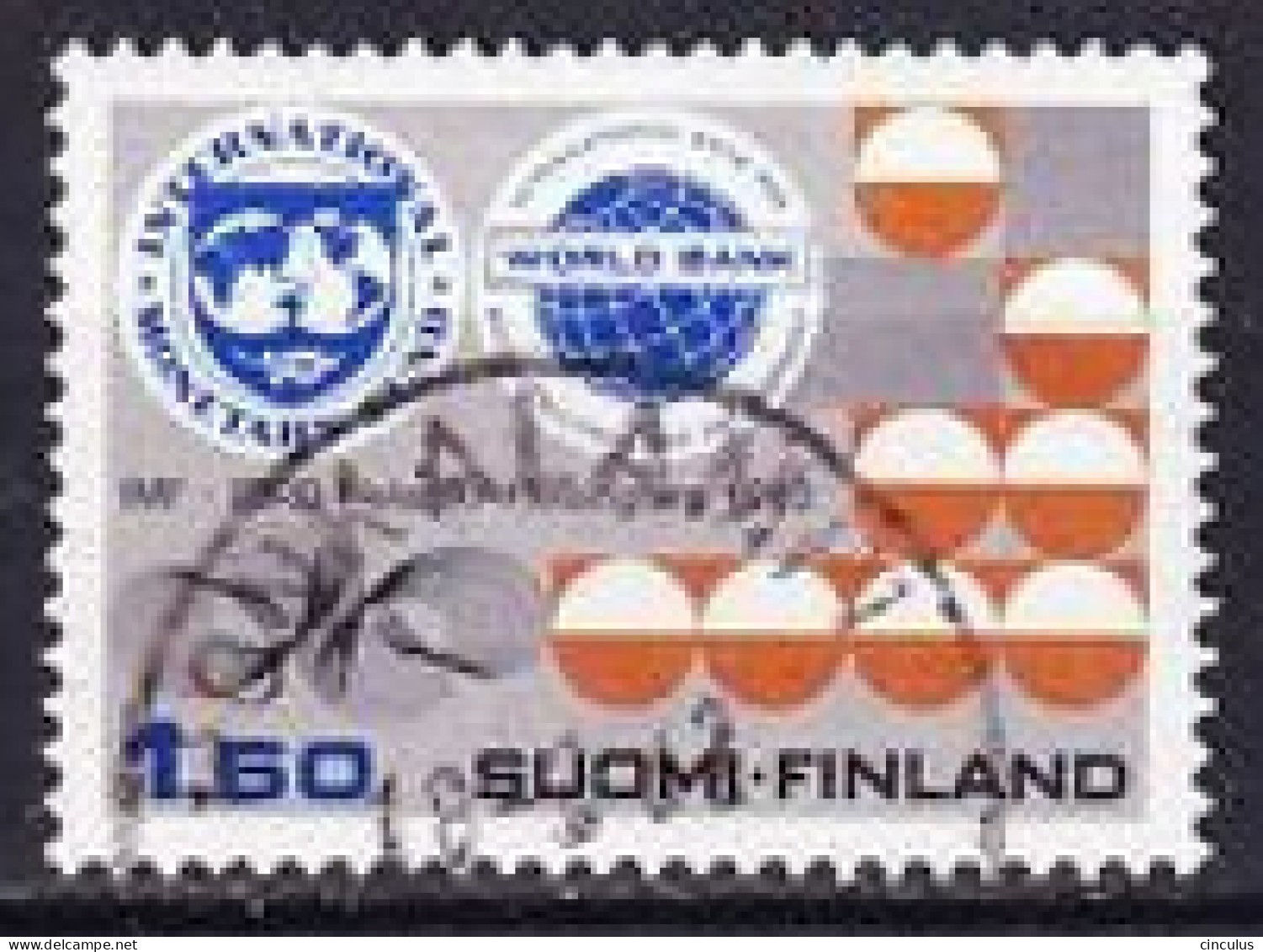 1982. Finland. World Bank (IBRD) & International Monetary Fund (IMF). Used. Mi. Nr. 901 - Usati